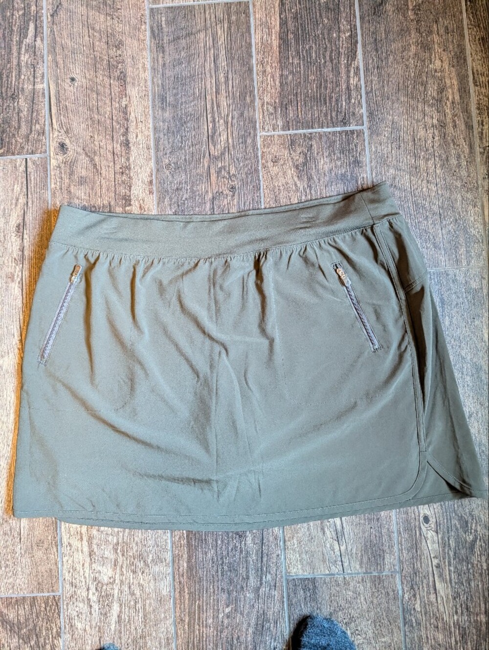 Tek Gear DryTek Sage Green Athletic Stretch Skort Women's XL New